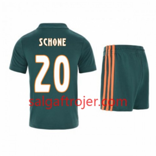 AFC Ajax Fodboldtrøjer Lasse Schöne 20 Børn Udebanesæt 2019/20 Kort ærmer AFC Ajax Fodboldtrøjer Lasse Schöne 20 Børn Udebanesæt 2019/20 Kort ærmer